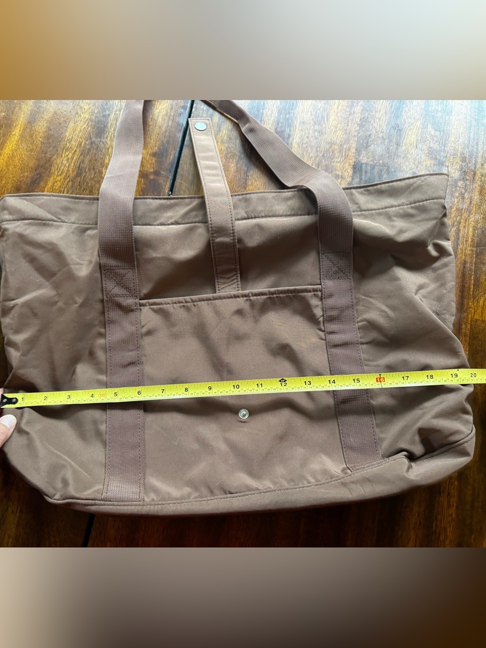 Bagsmart Dark Brown Travel Tote Bag - Picture 8 of 9